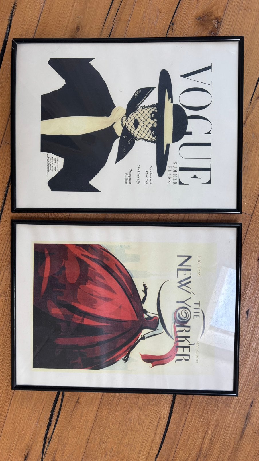 Poster Vogue en The New Yorker, Ophalen