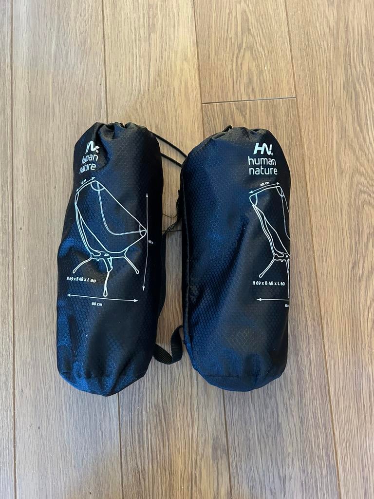 2 vouwbare stoeltjes, Fietsen en Brommers, Fietsaccessoires | Fietstassen, Zo goed als nieuw, Ophalen