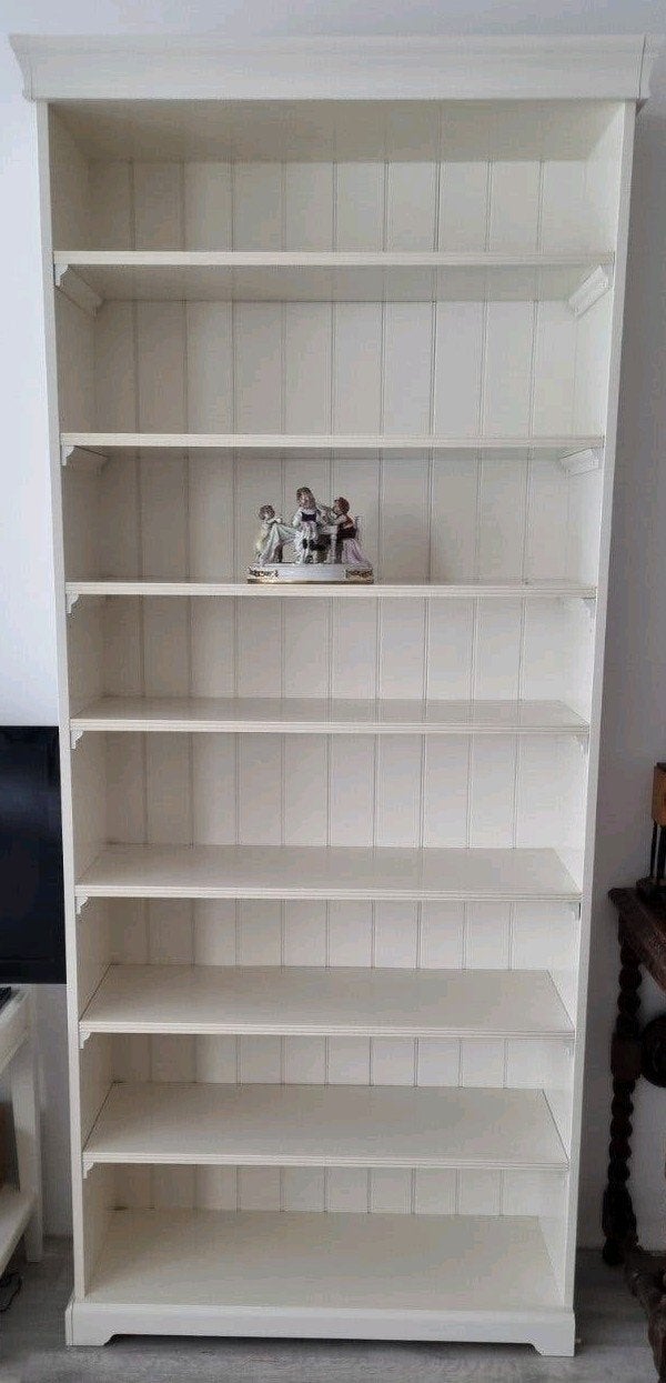 witte IKEA LIATORP vitrine/boekenkast

ideaal voor het, Ophalen, Met plank(en), Gebruikt, 200 cm of meer