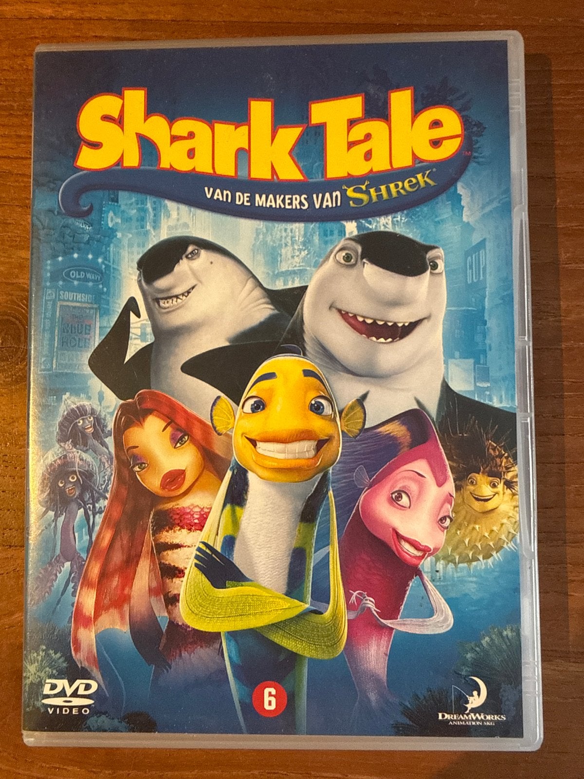 Shark Tale DVD - Van de makers van Shrek, Cd's en Dvd's, Nederlands, Vanaf 6 jaar, Gebruikt, Bonusmateriaal