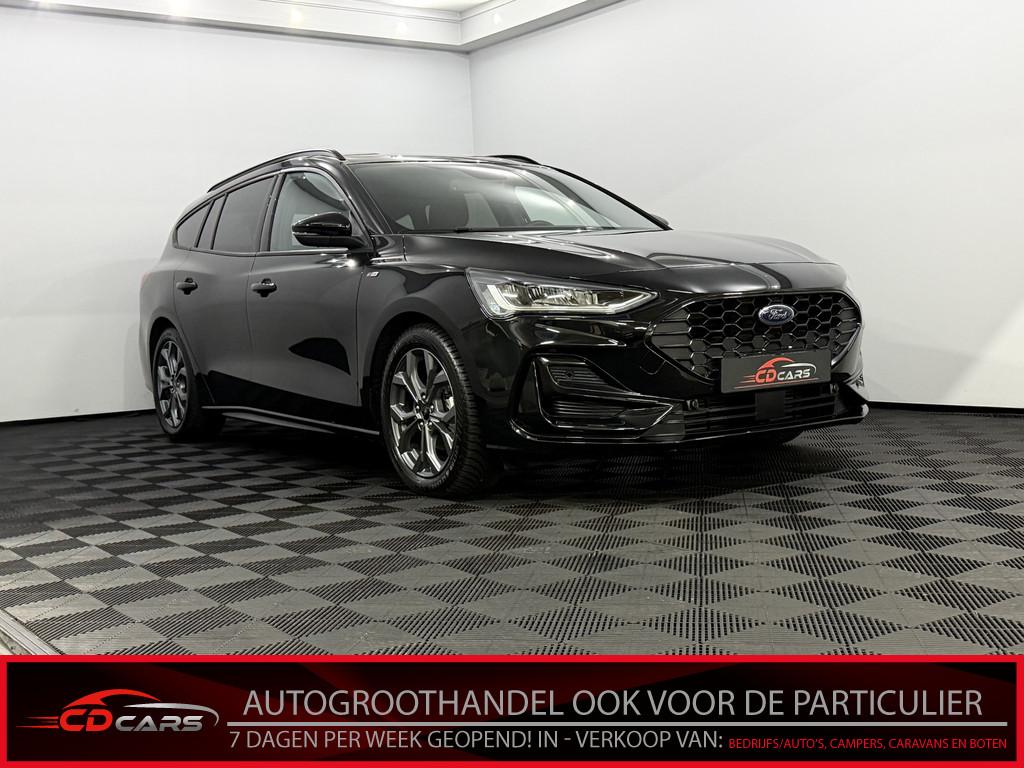 Ford Focus 1.0 EcoBoost Hybrid ST Line Camera, Nvi, Keyless, Stof, Gebruikt, Zwart, Bedrijf