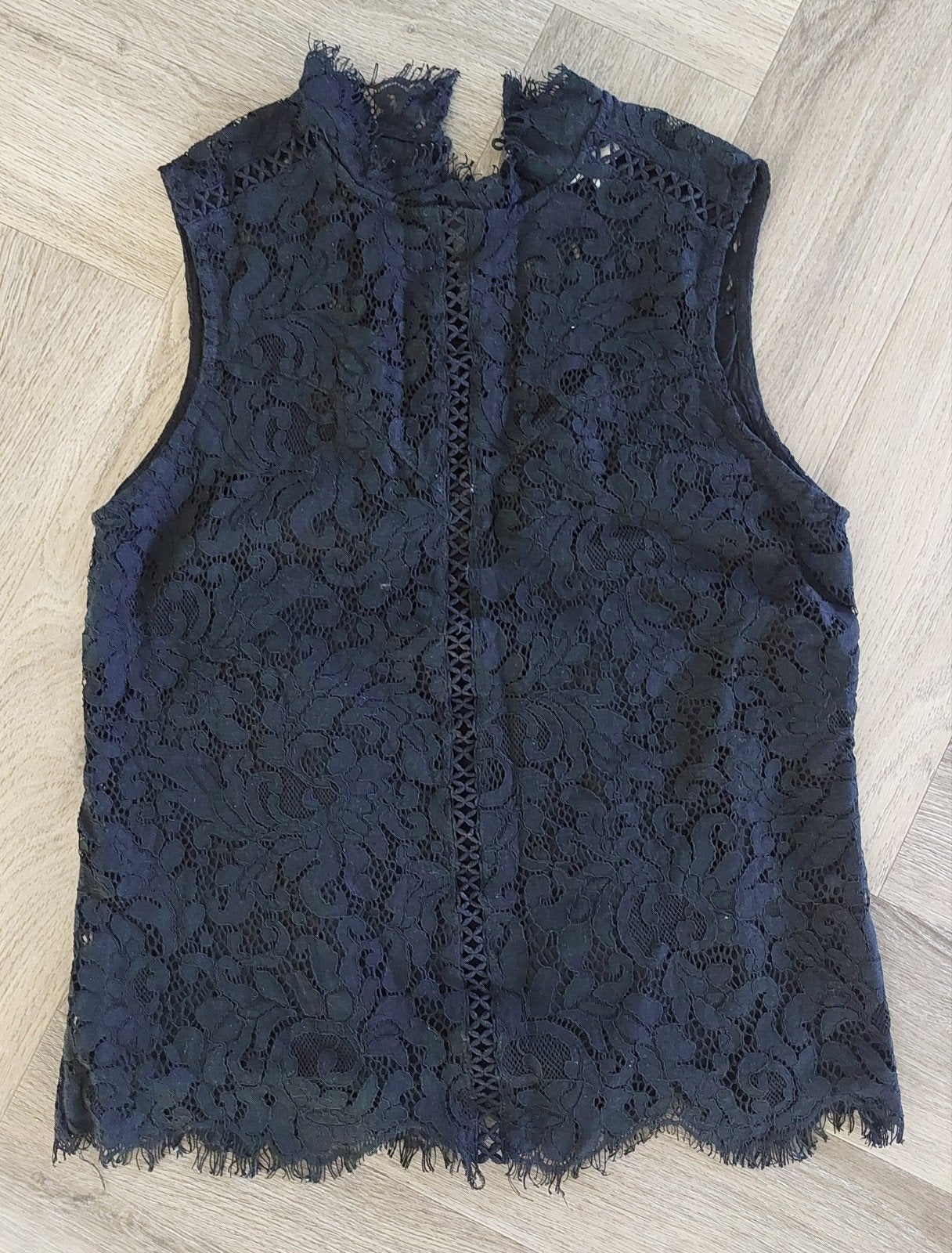 Shoeby zwarte gevoerde kanten top mt.XS, Zwart, Ophalen of Verzenden, Zo goed als nieuw, Shoeby