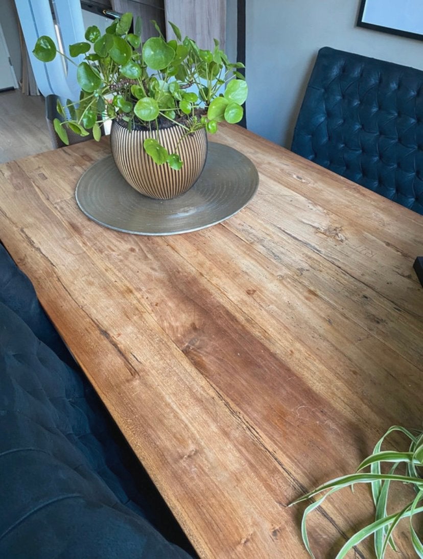 Driftwood eetkamertafel, Ophalen, Zo goed als nieuw