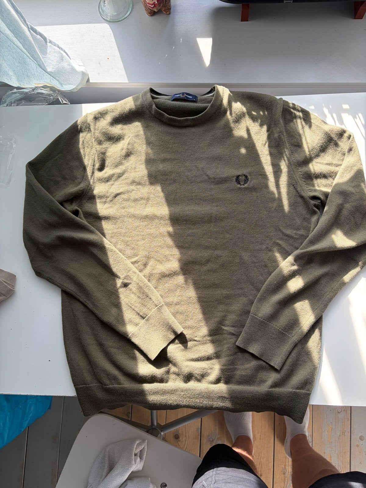 Fred Perry Trui - M, Ophalen of Verzenden, Zo goed als nieuw