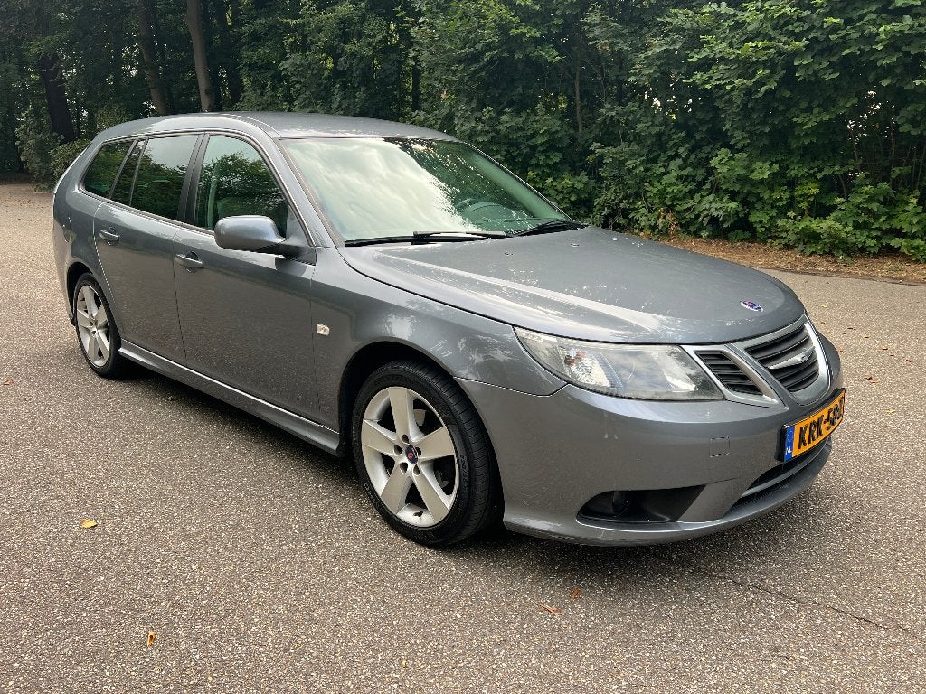 Saab 9-3 2.0T VECTOR AUTOMAAT 2008 HIRSCH 195PK CLIMA, 1998 cc, 4 cilinders, Leder en Stof, 11 km/l