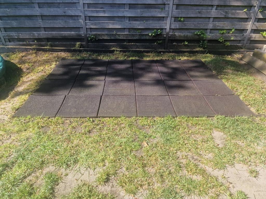 Speeltegels 24 stuks 50x50x4,5 cm - Veilig en Duurzaam, Ophalen, Gebruikt