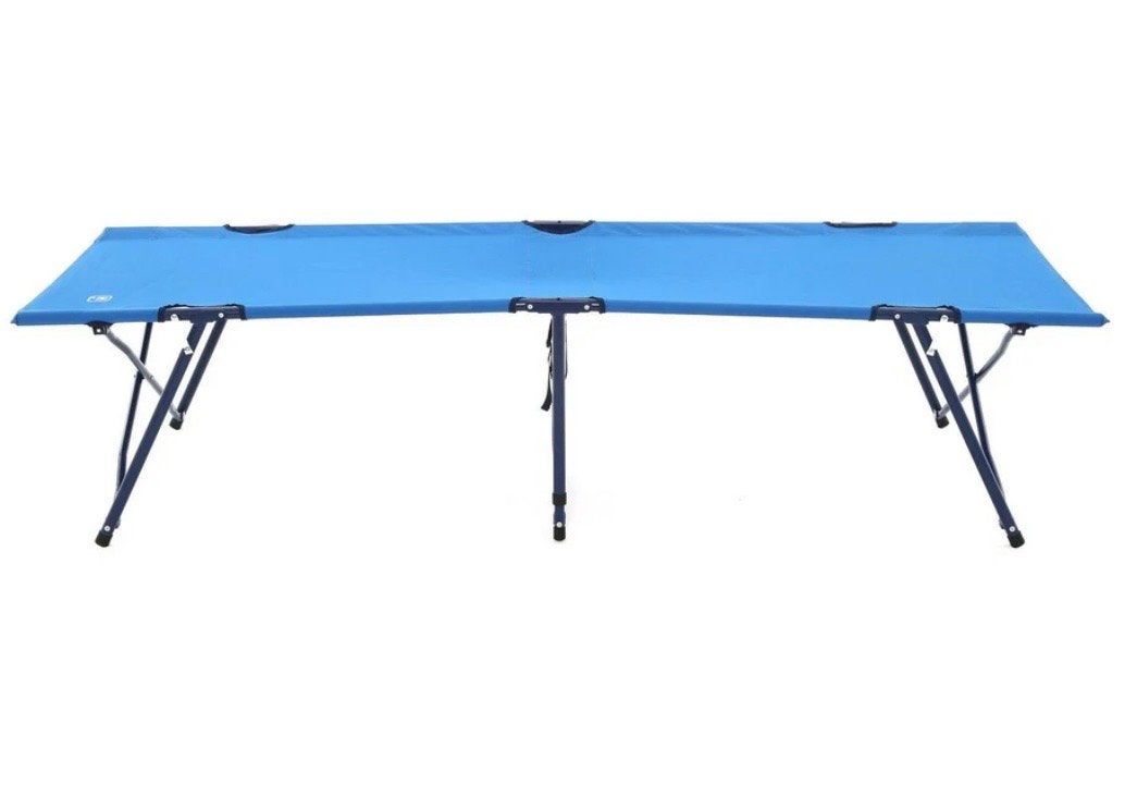 Twee Hi-Gear Opvouwbaar Kampeerbed - Blauw, Ophalen, Zo goed als nieuw