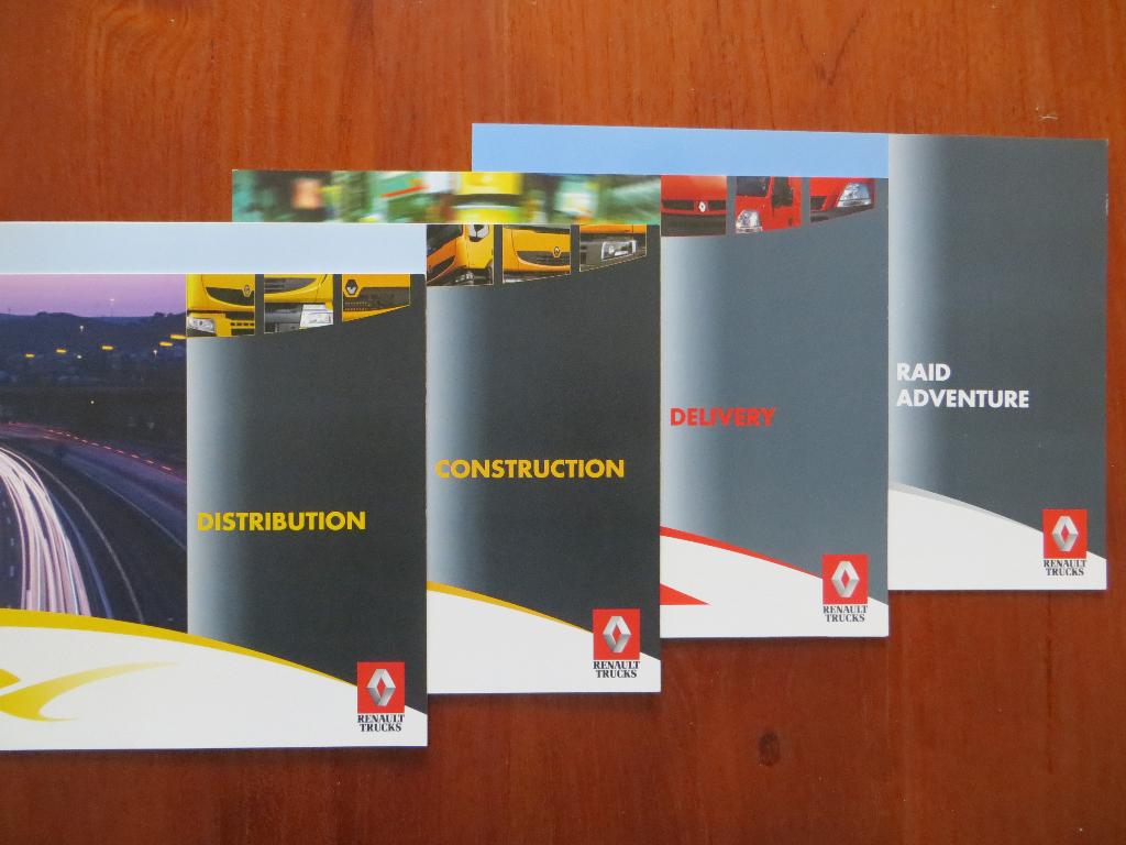 Renault Trucks Boutique: 9 merchandise folders + prijslijst, Ophalen of Verzenden, Nieuw, Renault