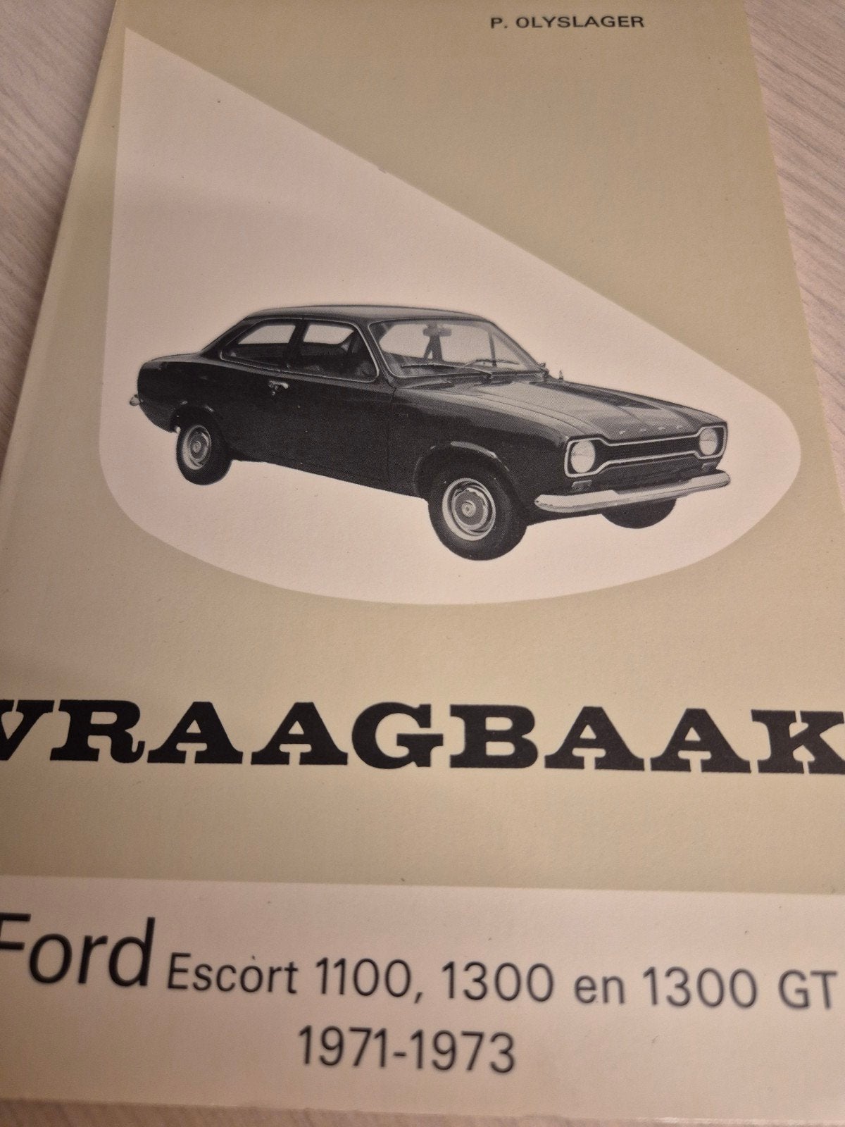 echte nieuwstaat Ford Escort mk1 vraagbaak óók 1300 GT, Ophalen of Verzenden
