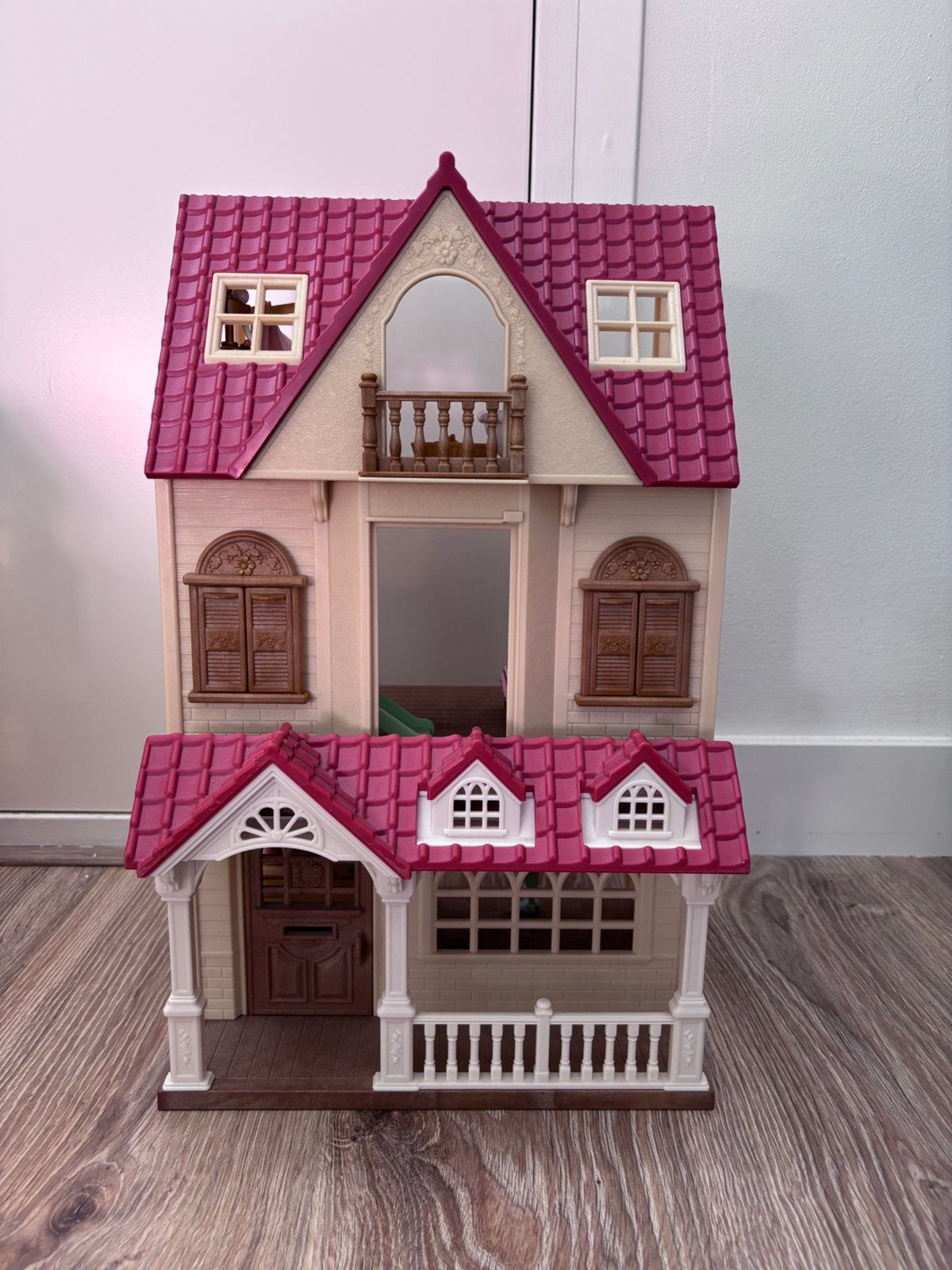 Sylvanian Families landhuis, Ophalen of Verzenden, Zo goed als nieuw, Poppenhuis