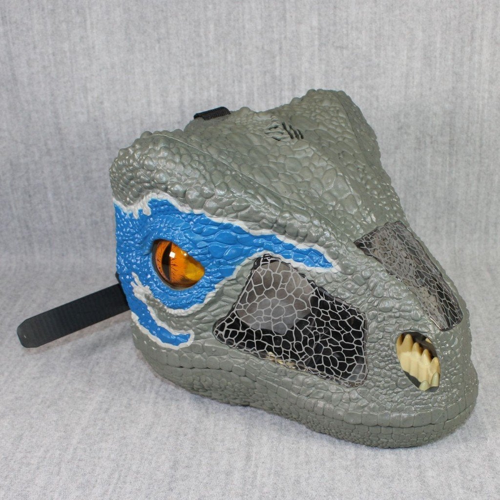 jurassic world blue mask velociraptor werkende order, Ophalen of Verzenden, Zo goed als nieuw