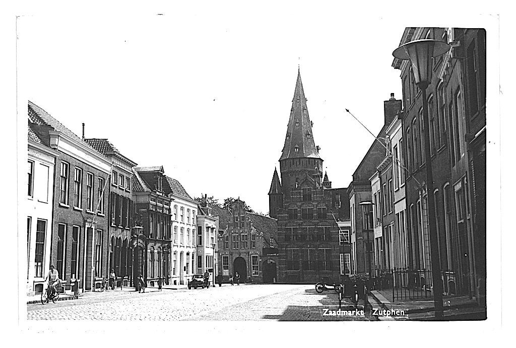 948896 Zutphen 1961 Zaadmarkt Gelopen met postzegel, Ophalen of Verzenden, 1960 tot 1980, Gelopen, Gelderland