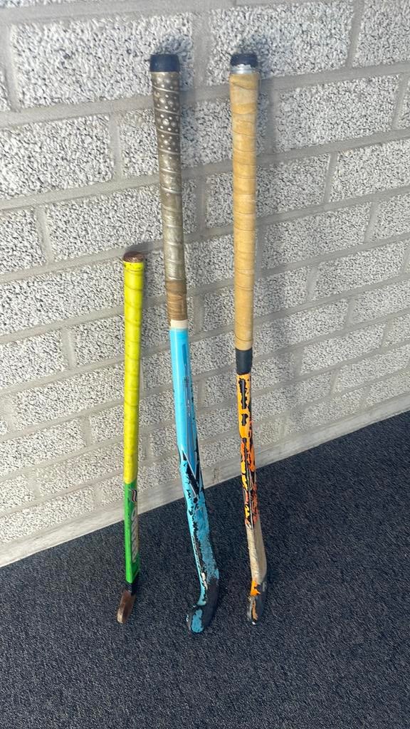 3 hockey sticks, Ophalen of Verzenden, Gebruikt, Stick