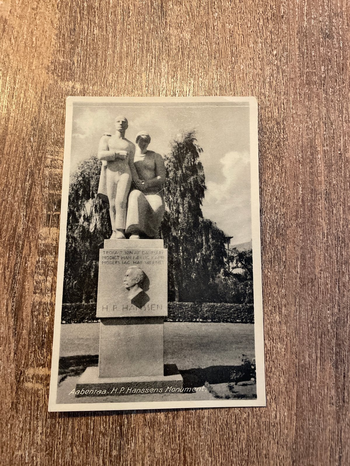 Ansichtkaart Aabenraa - H.P. Hanssens Monument, Ophalen of Verzenden, Ongelopen, Overig Europa
