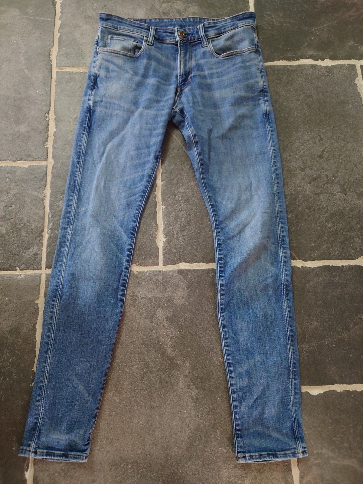 G-Star RAW 3301 Deconstructed, Super Slim, W29 L32 Rob2932, G-Star Raw, Blauw, W32 (confectie 46) of kleiner, Ophalen of Verzenden