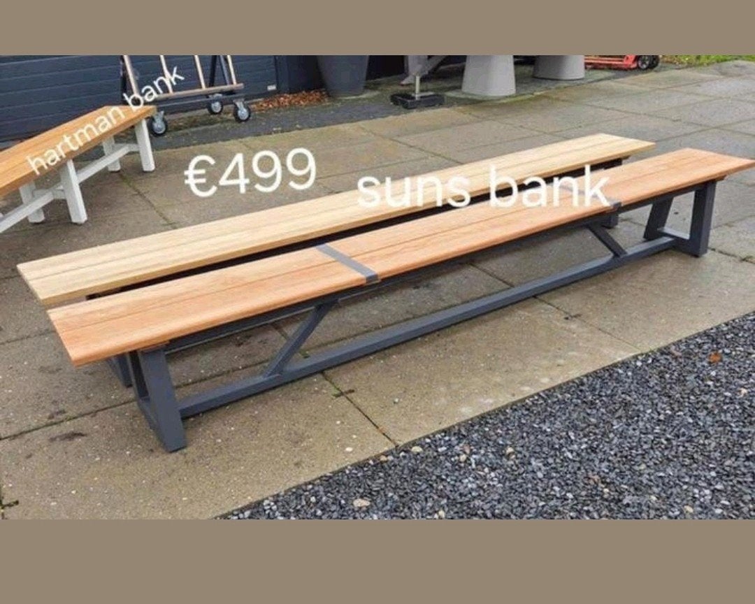 EXTRA LANGE BANKEN voor zowel binnen als buiten €499, Ophalen, Nieuw