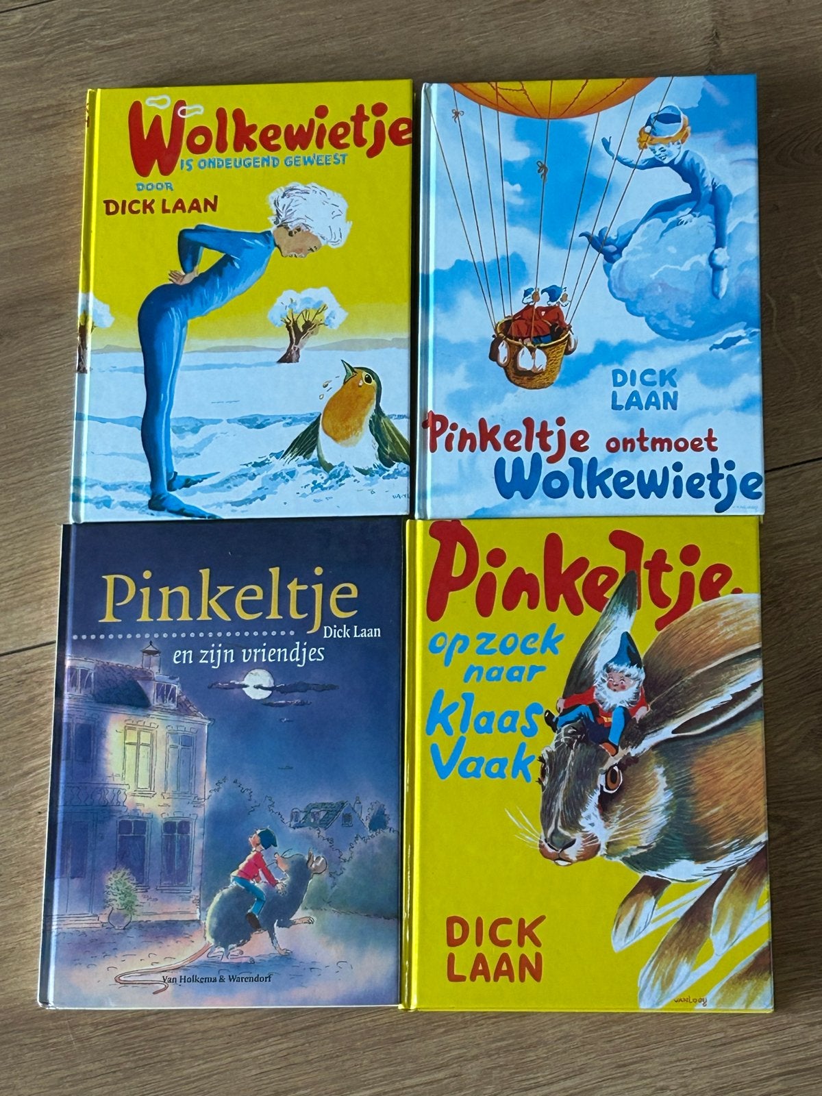 4 Pinkeltje boeken van Dick Laan - Sprookjes en avontuur, Ophalen, Gelezen, Sprookjes