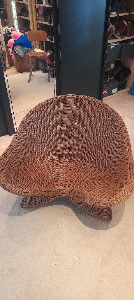 Exclusieve rotan stoelen., Ophalen, Gebruikt, Bruin, Twee