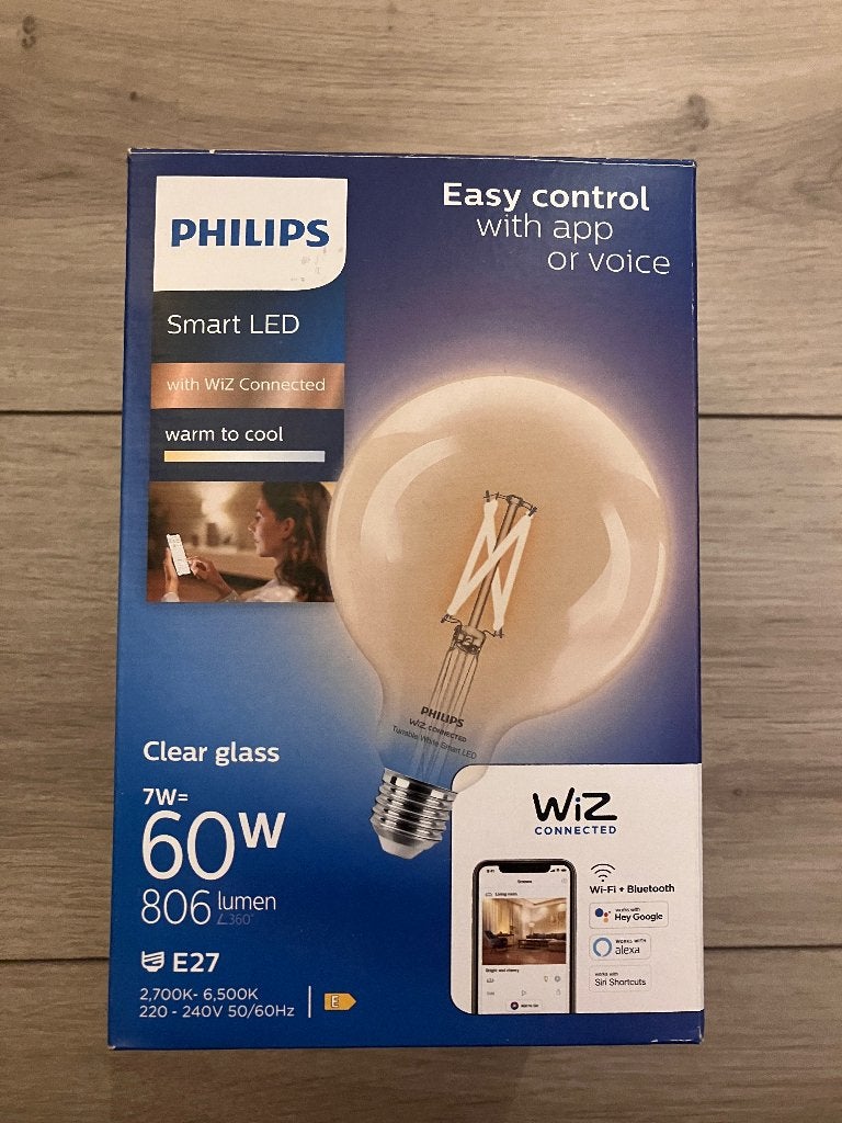 Philips WiZ Smart LED lamp, Huis en Inrichting, Lampen | Losse lampen, Nieuw, Led-lamp, Minder dan 30 watt, E27 (groot), Ophalen of Verzenden