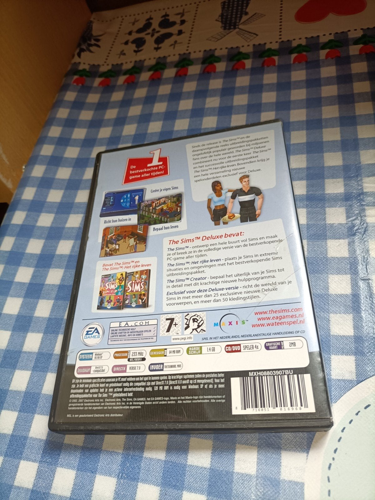 The Sims Deluxe Edition pc spel cd rom 2 disc's, 1 speler, Ophalen of Verzenden, Zo goed als nieuw, Vanaf 3 jaar