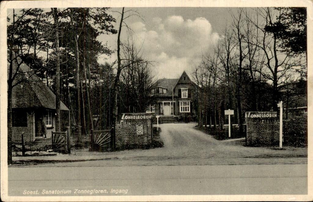 Soest - Sanatorium - Ingang, Ophalen of Verzenden, 1920 tot 1940, Gelopen, Utrecht