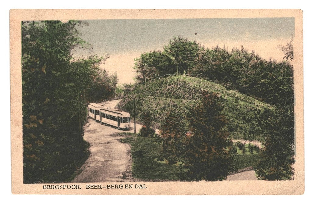 969198	Berg en Dal	Beek 	Bergspoor Tram	1923	Gelopen met zeg, Ophalen of Verzenden, 1920 tot 1940, Gelopen, Gelderland