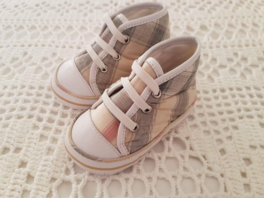 Burberry Baby ruitjes schoenen 17, Kinderen en Baby's, Ophalen of Verzenden, Nieuw, Jongen of Meisje, Schoenen