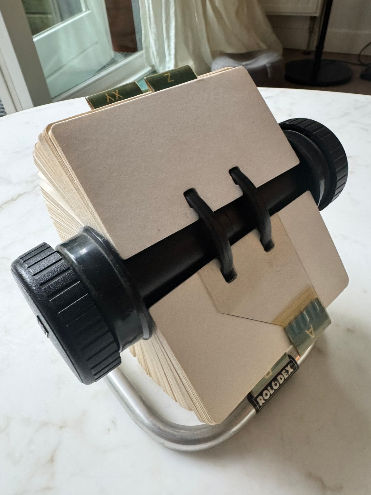 Vintage - rolodex kaartensysteem, Ophalen, Zo goed als nieuw, Overige merken