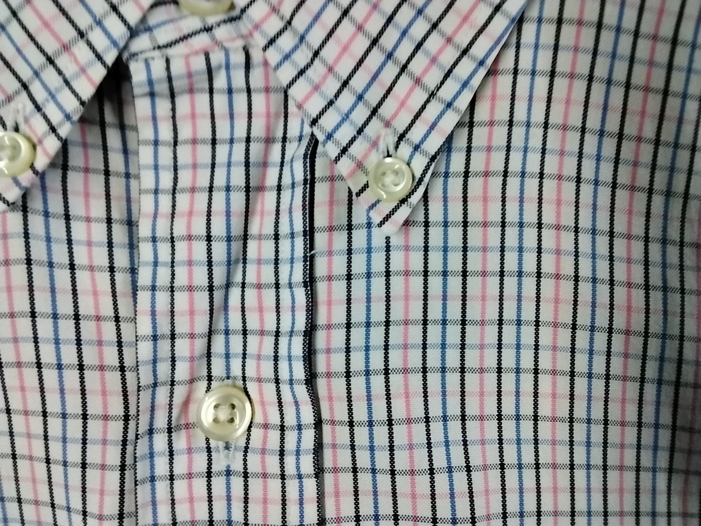 Ralph Lauren Yarmouth Heren Overhemd - Geruit - Maat 17.5/3, Ophalen of Verzenden