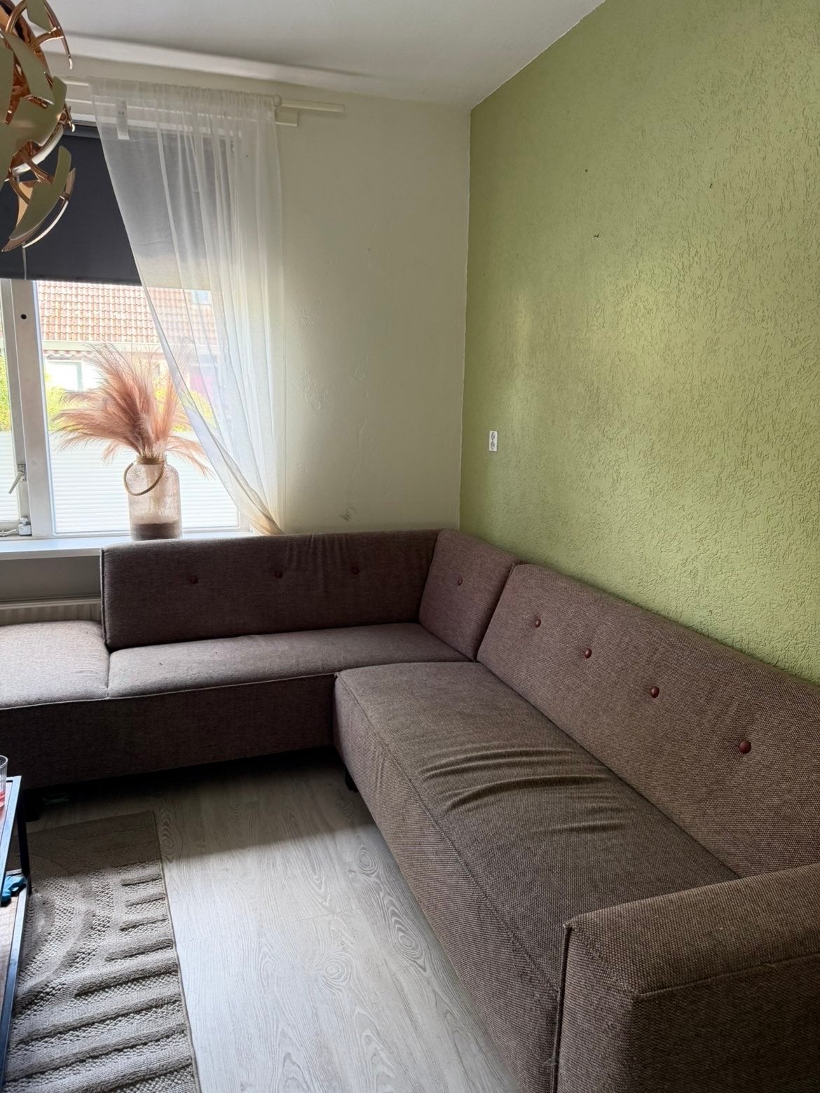 Gratis hoekbank - comfortabel en ruim, Ophalen, Gebruikt, 100 tot 125 cm, Hoekbank