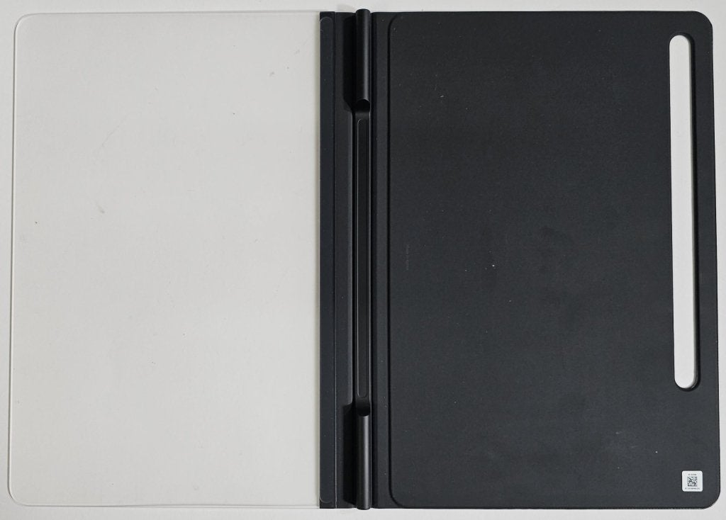 Samsung Tab S7/ S8 - Clear ViewCase - Zwart| Retourdeal, 11 inch, Ophalen of Verzenden, Zo goed als nieuw, Just in Case