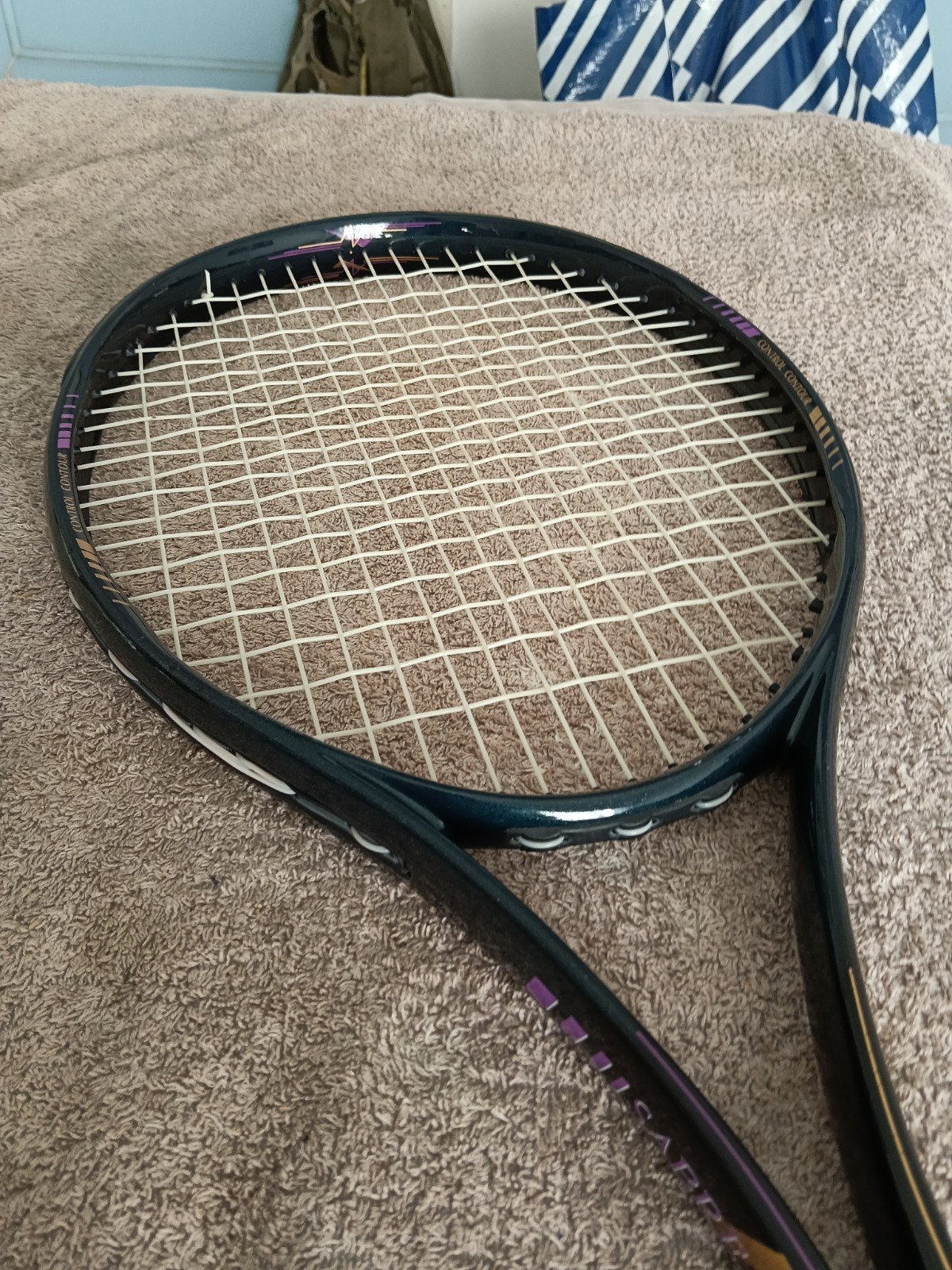 WIMBLEDON SABRE WITH PGS POLYMER GRIP SYSTEM OVERSIZE RACKET, Ophalen, Racket, Overige merken
