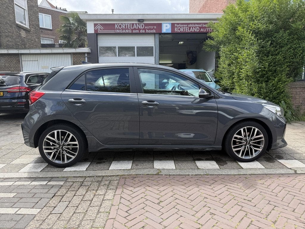 Kia Rio 1.0 T-GDi MHEV GT-Line Open dak, 120 PK, Auto's, Kia, Voorwielaandrijving, Gebruikt, Met garantie (alle), Leder en Stof