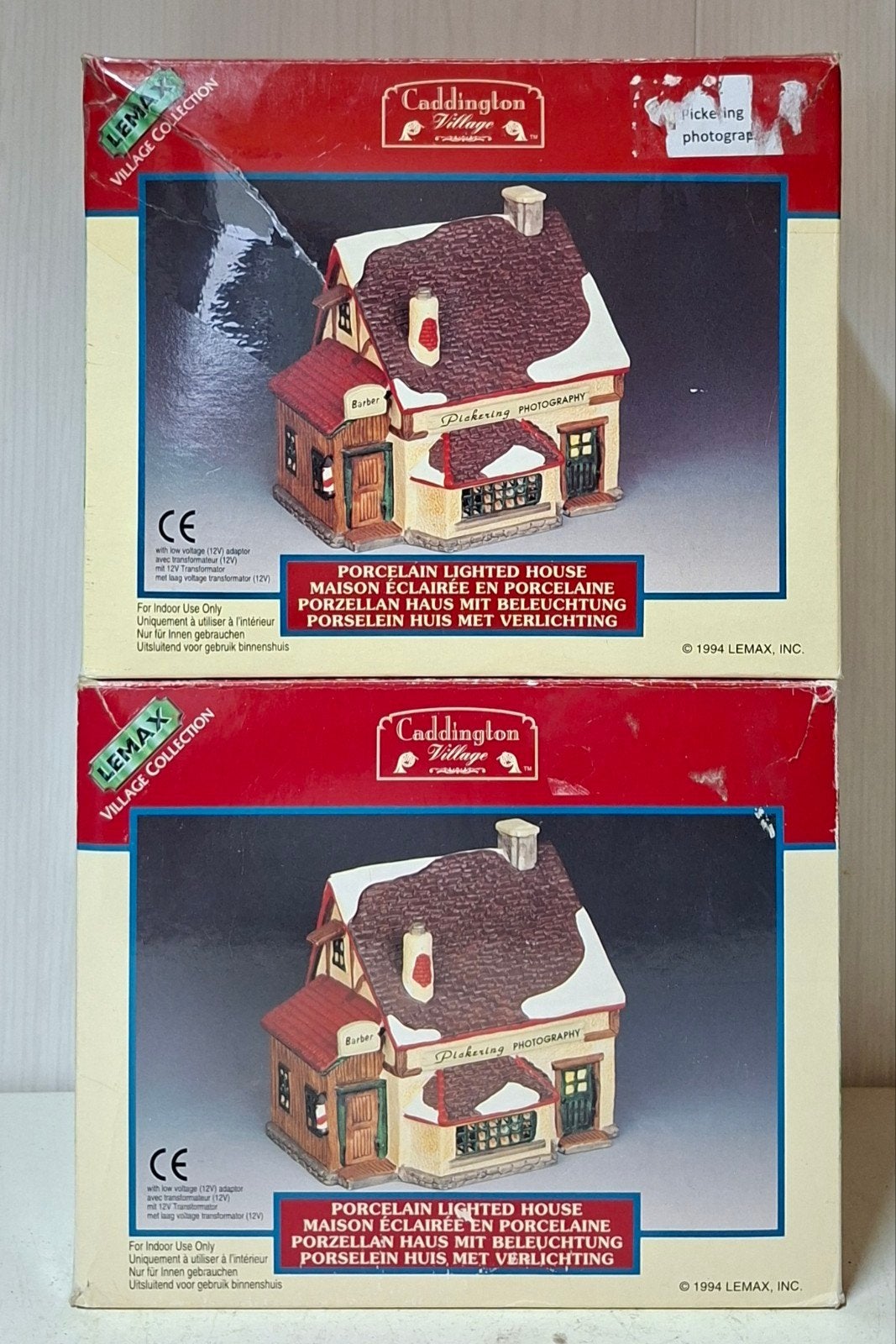 8 Lemax Huisjes., Ophalen of Verzenden, Gebruikt