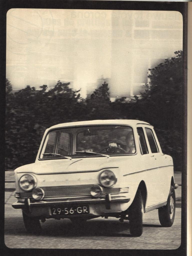 Autovisie test Simca 1000 Special Oktober 1968, Ophalen of Verzenden, Gelezen, Overige merken