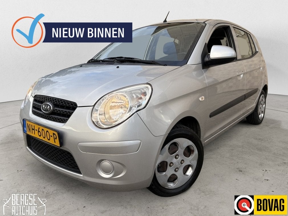 Kia Picanto 1.1 X-clusive Elek ramen Airco (bj 2009), Auto's, Kia, 65 pk, Stof, Gebruikt, 4 cilinders