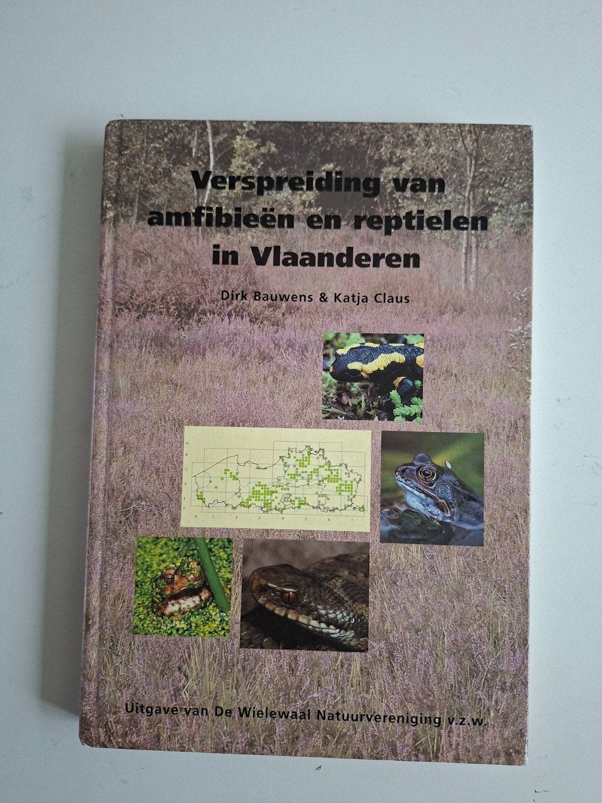 Verspreiding van amfibieën en reptielen in Vlaanderen, Ophalen of Verzenden, Gelezen, Natuur algemeen, Dirk Bauwens & Katja Claus