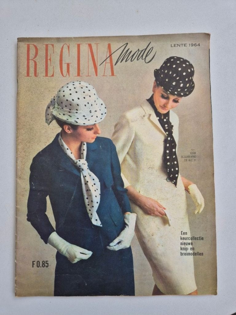 Vintage Regina Mode tijdschrift - Lente 1964, Ophalen of Verzenden, 1960 tot 1980, Tijdschrift
