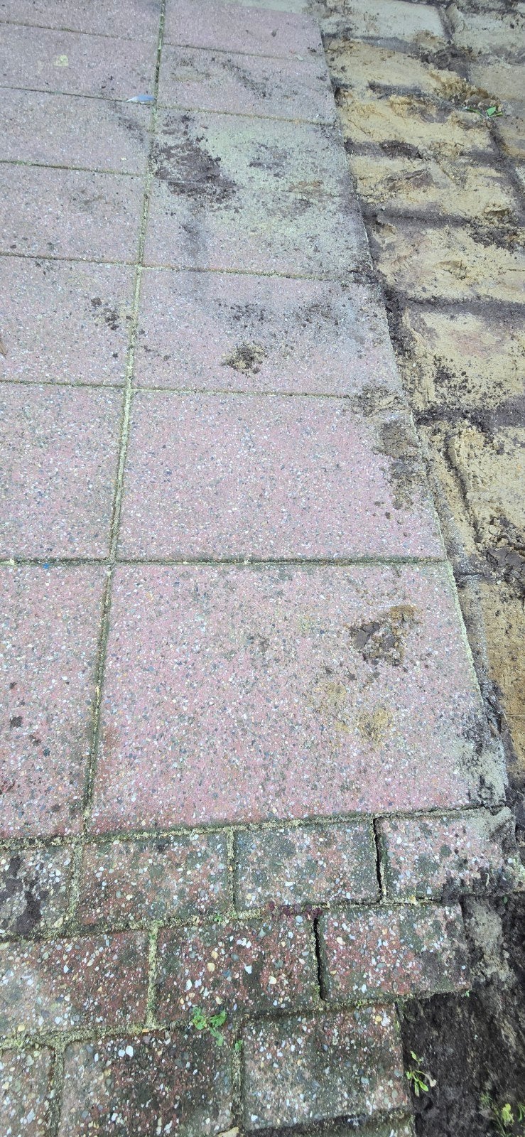 Grote terrastegels 60x40x5 cm en klinkers, Ophalen, Gebruikt, 10 m² of meer, Beton