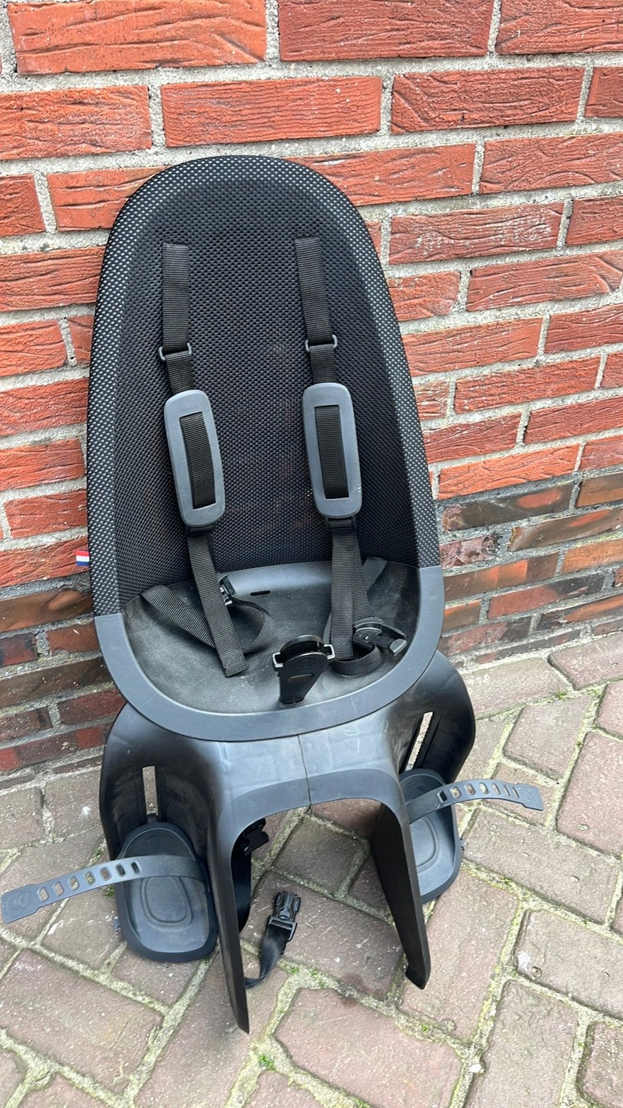 Qibbel fiets stoeltje, Ophalen, Achterzitje, Voetsteuntjes, 15 t/m 36 kg