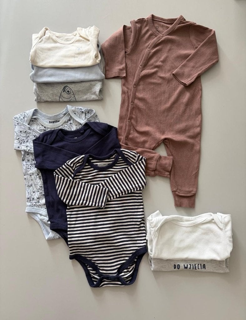 Babykleding katoenen pakket maat 62–68 - 9 stuks, Gebruikt, Ophalen of Verzenden, Pakje, Lupilu