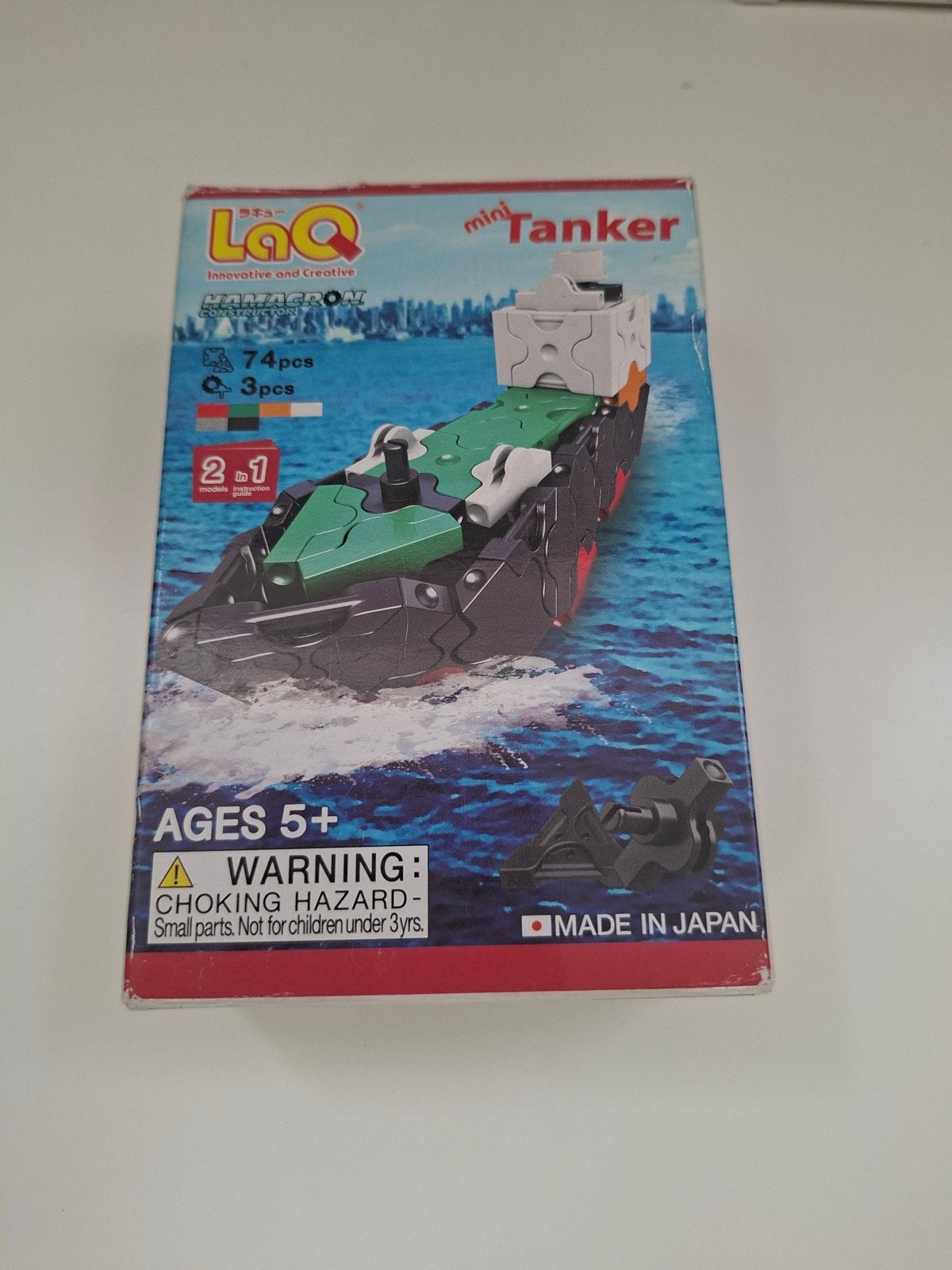 LaQ Mini Tanker Bouwpakket - Creatief Bouwspeelgoed, Ophalen of Verzenden, Zo goed als nieuw, Overige merken