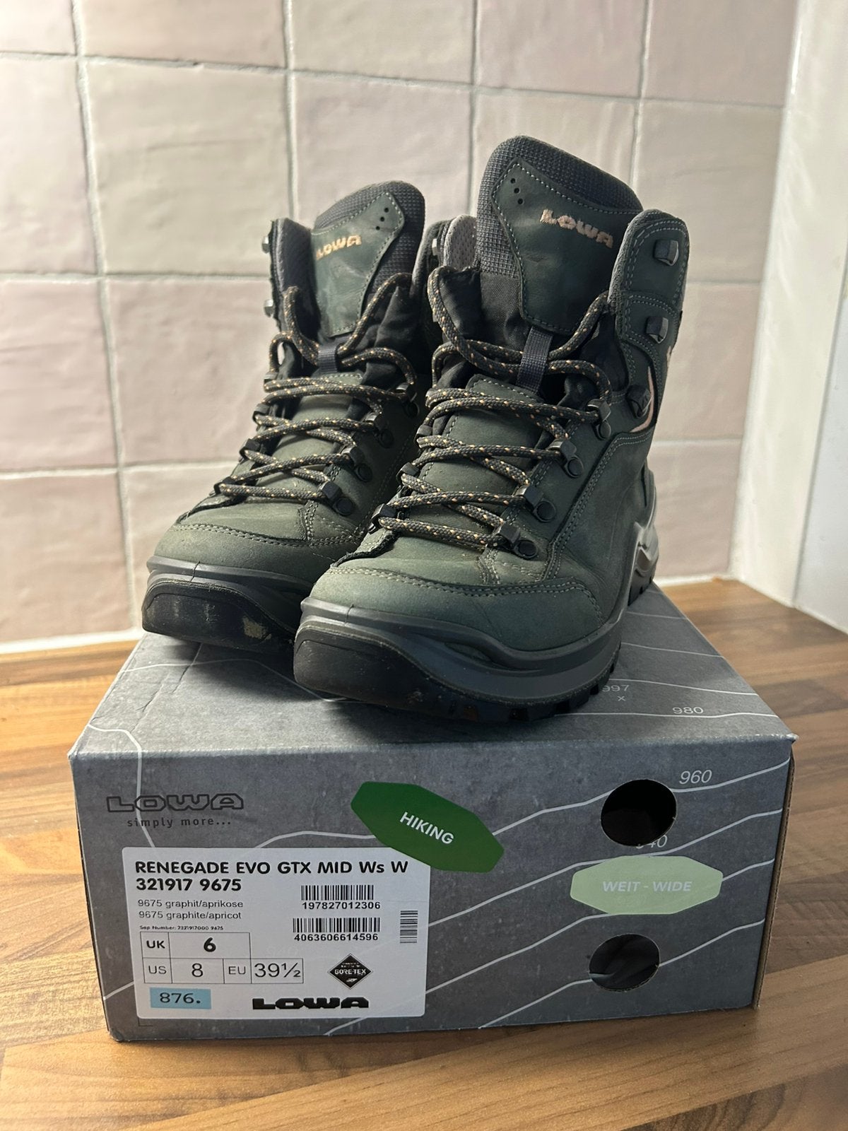 Lowa renegade hiking schoenen 39,5, Ophalen of Verzenden, Zo goed als nieuw, Schoenen