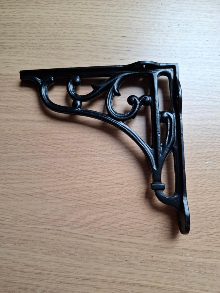 Zwarte plankdrager, nieuw, 15,2 x 15,2 cm, Ophalen of Verzenden, Nieuw