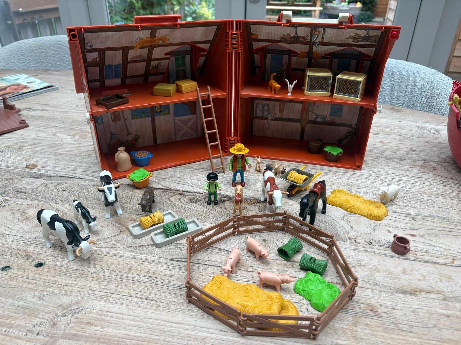 Playmobil Boerderij met Dieren en Figuren, Ophalen, Gebruikt, Jongen of Meisje