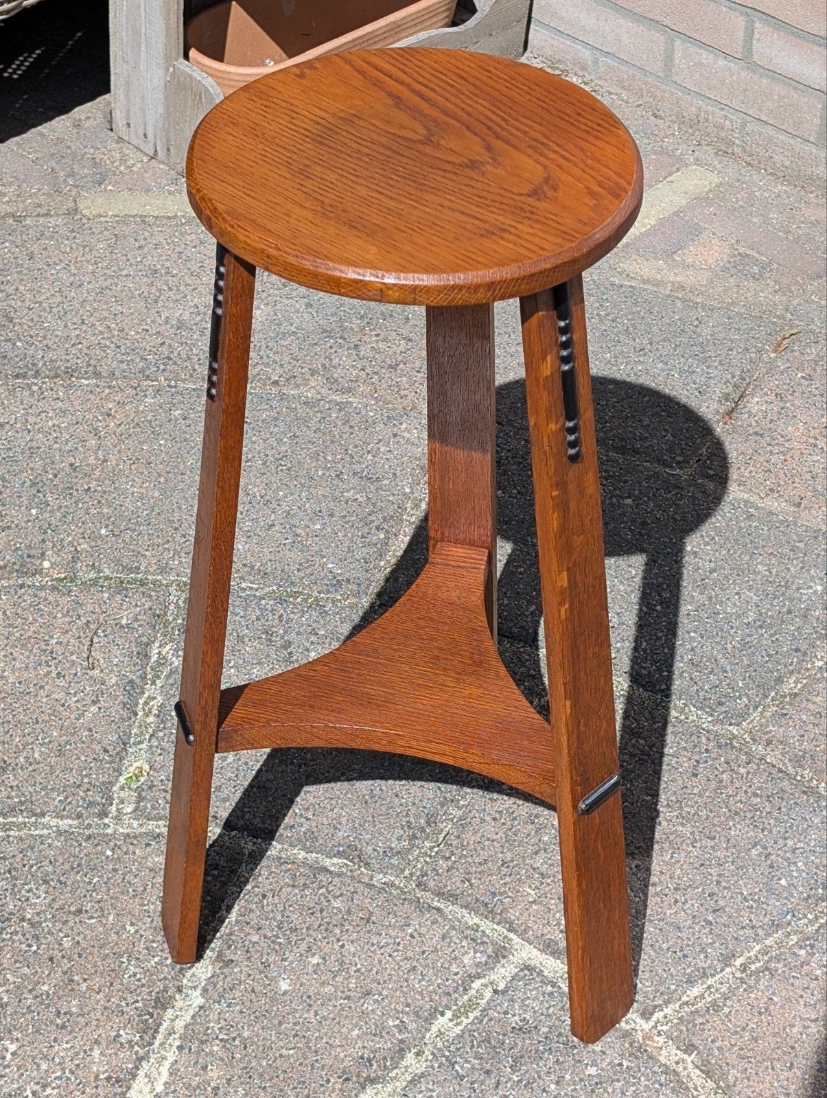 Amsterdamse school plantentafel / pedestaal / bijzettafel, Ophalen