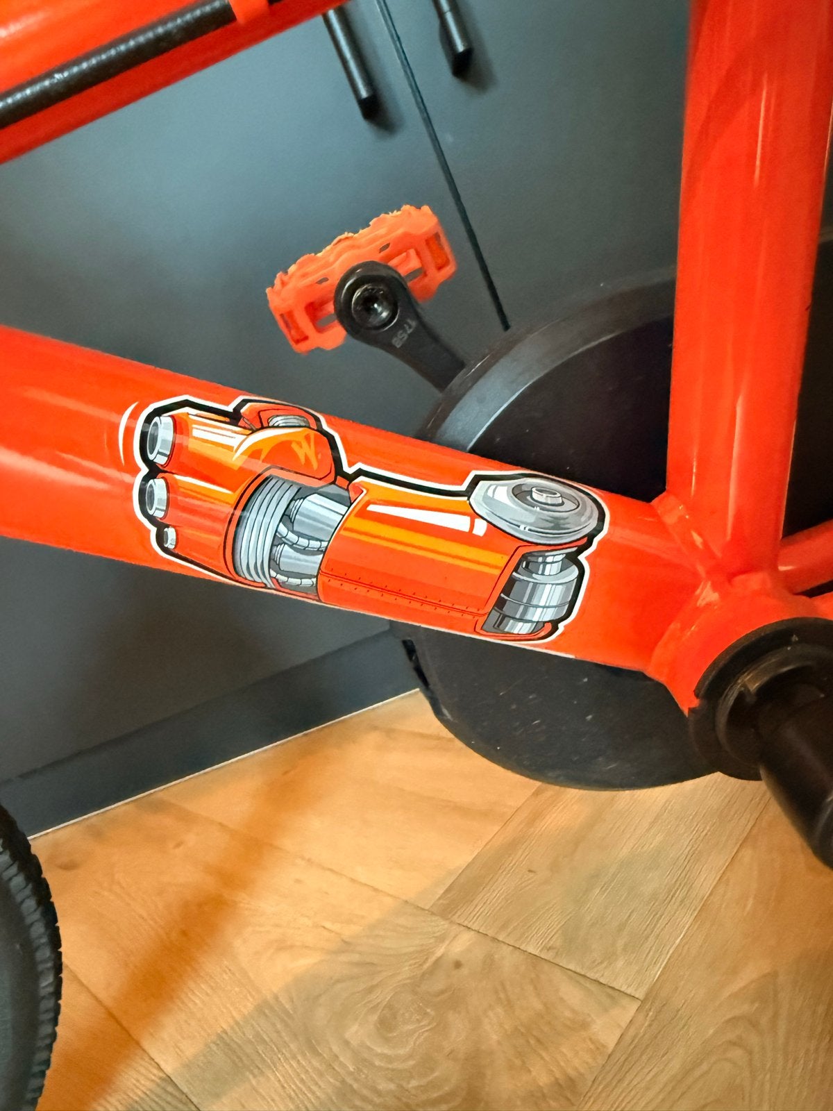 Foto 5 van B'TWIN Robot 500 Kinderfiets 16 inch - Oranje