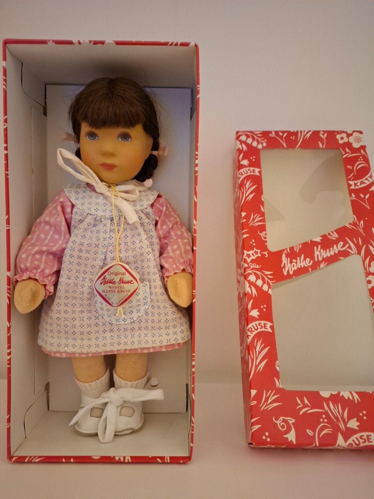 Käthe Kruse pop Hanne in originele verpakking, Verzamelen, Poppen, Ophalen, Zo goed als nieuw, Pop