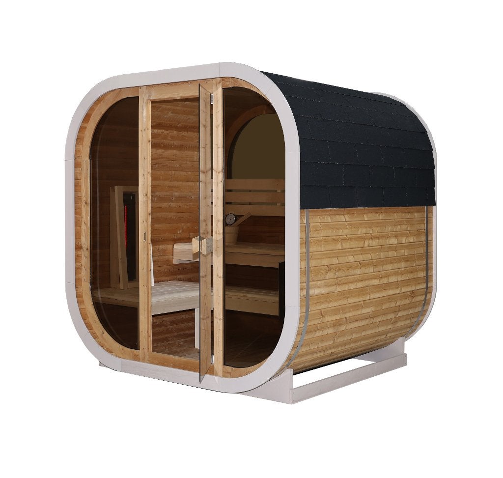 Passion | Amara 180 Combi Sauna | Nieuw uit voorraad, Ophalen of Verzenden, Zo goed als nieuw, Fins of Traditioneel, Complete sauna