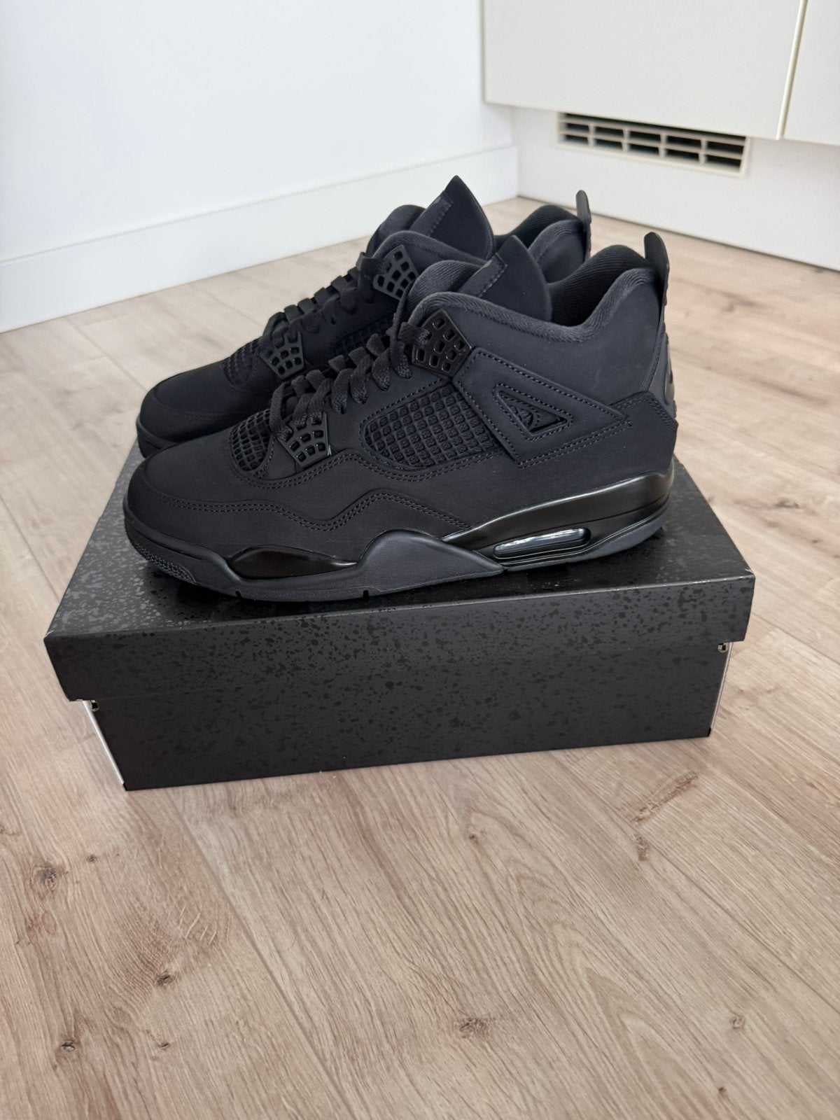 Air Jordan 4 Retro Black Cat (2025), Zwart, Nieuw, Ophalen of Verzenden, Sneakers of Gympen